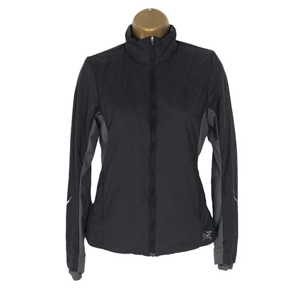 Arc'teryx Jackets & Blazers - Arcteryx Ladies Jacket Coat Grey Size XS Full Zip Pockets High Neck Outerwear